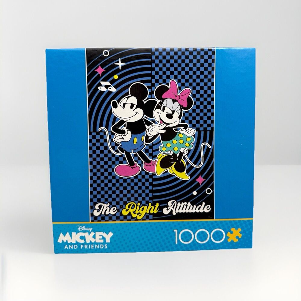 Disney Mickey Minnie Mouse Right Attitude Puzzle 1000 Pieces 2024 Ceaco